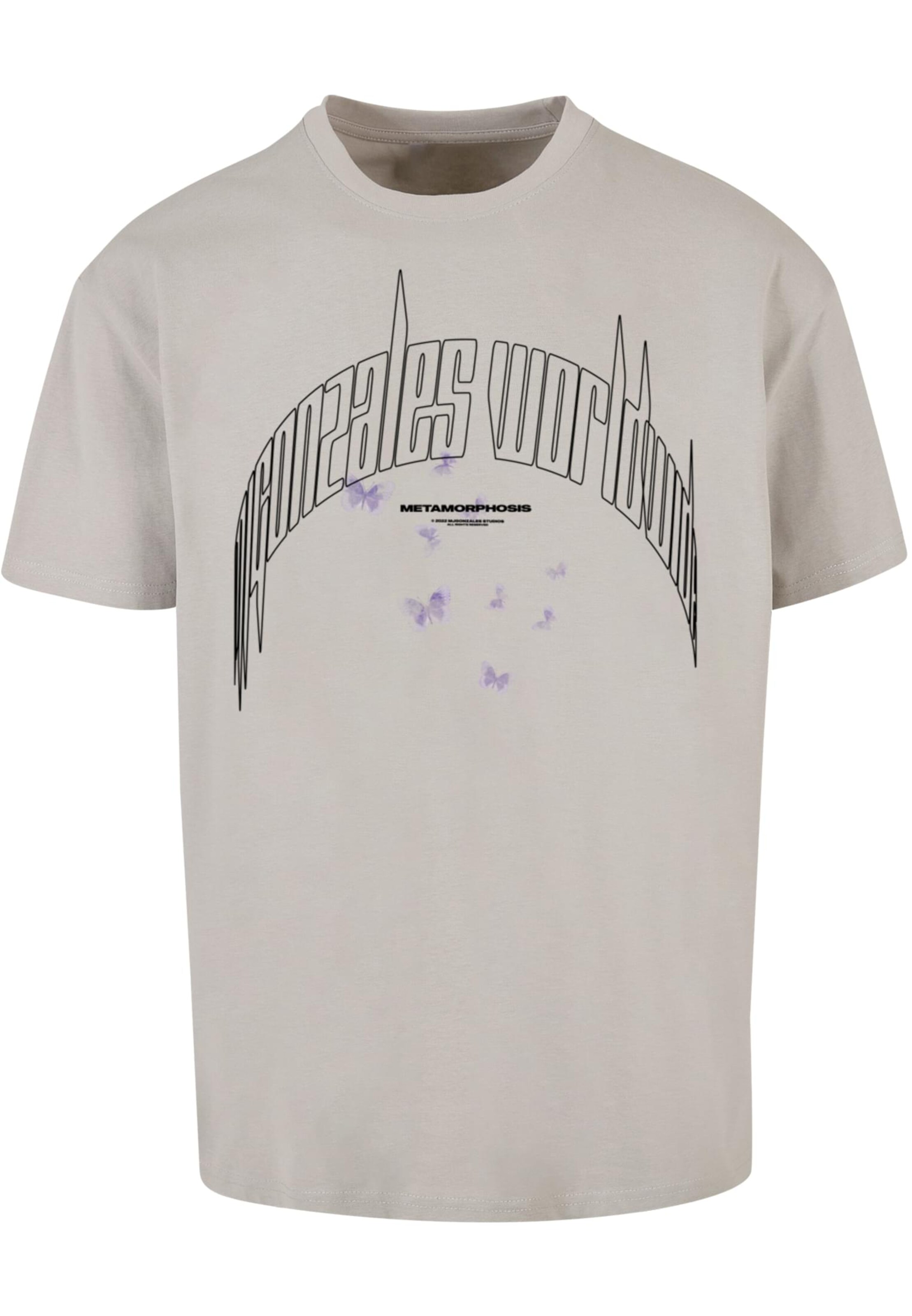 MJ Gonzales T-Shirt 'Metamorphose V.3' in Grau: Vorderseite