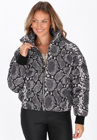 faina - Casaco meia-estação em cinzento: frente