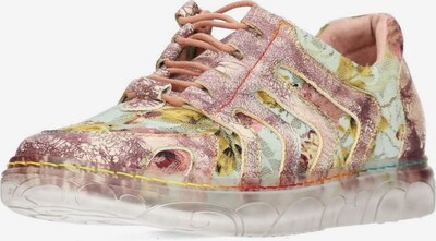 Laura Vita Chaussure à lacets en olive / vert pastel / rose, Vue avec produit