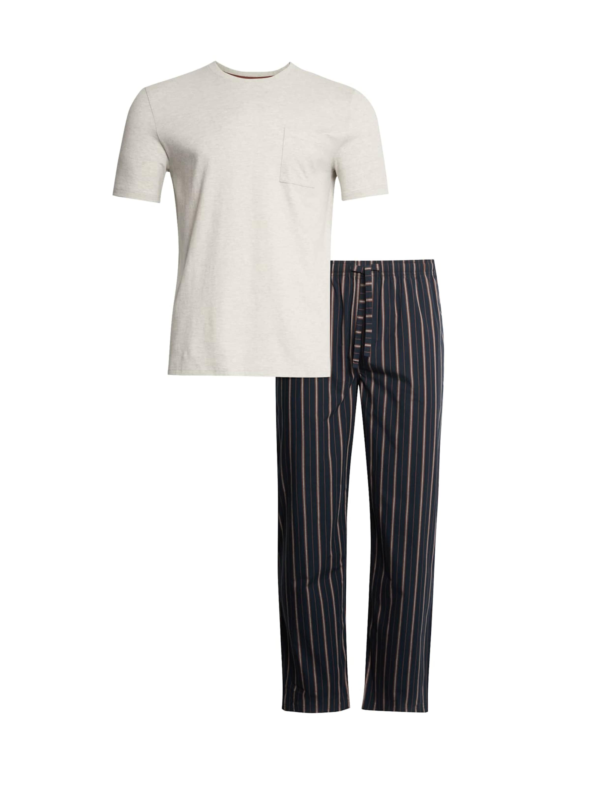 Pyjama long Marks & Spencer en gris : devant