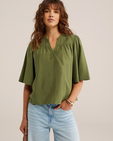 WE Fashion Blúz - zöld: elől