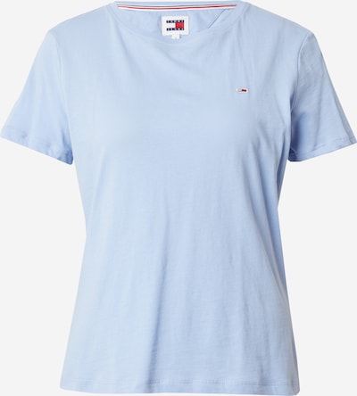 Tommy Jeans T-shirt i marinblå / ljusblå / röd / vit, Produktvy