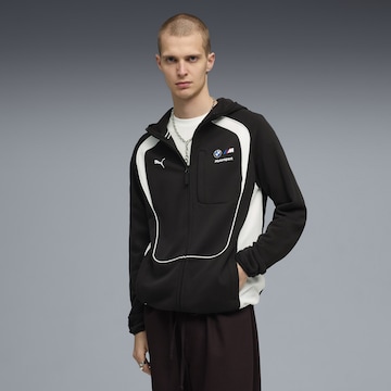 PUMA Sportsweatjacke 'Puma x BMW M Motorsport BMW M3 E46' in Schwarz: Vorderseite