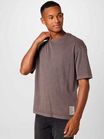 JACK & JONES Shirt in Bruin: voorkant