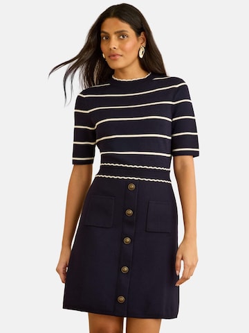 love & roses Трикотажное платье в Синий: спереди