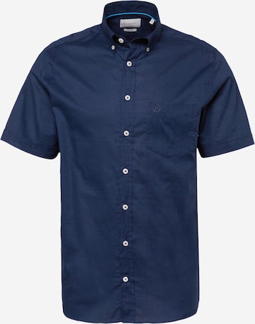 Chemise bugatti en bleu : devant