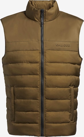 khujo Bodywarmer ' OWEM ' in Groen: voorkant