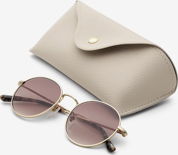 Kapten & Son Sonnenbrille 'London Gold Brown Gradient' in Gold