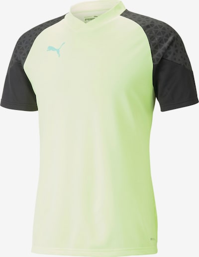 PUMA Sportshirt in neongelb / dunkelgrau / schwarz, Produktansicht