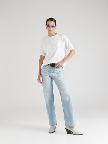 Maglietta di Bianco Lucci in beige