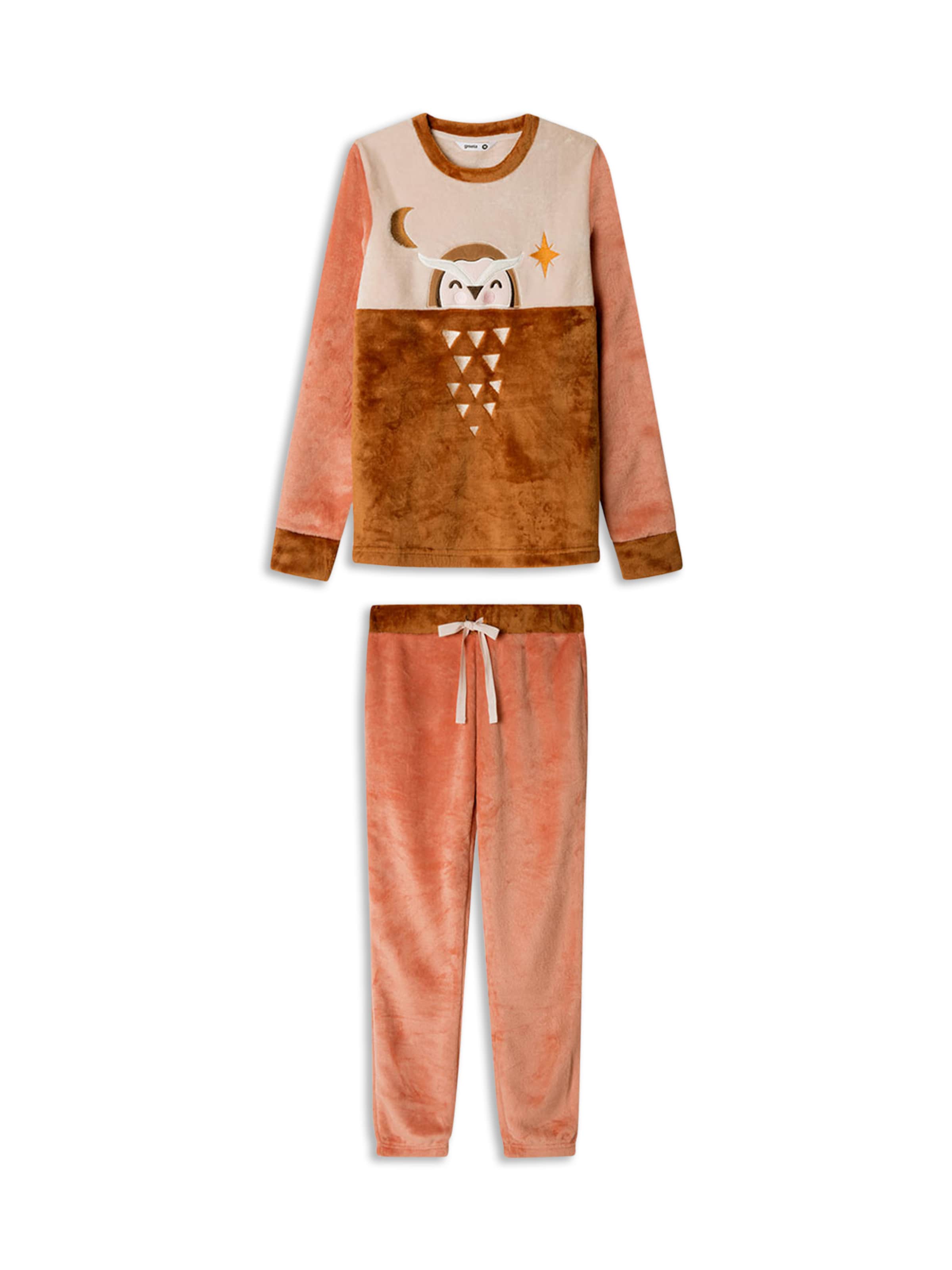 Gisela Пижама 'Set' в Ярко-розовый: спереди