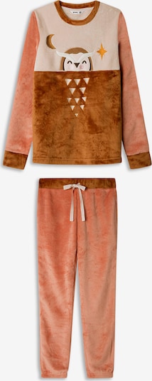 Pižama 'Set' iš Gisela, spalva – ruda / pastelinė rožinė, Prekių apžvalga