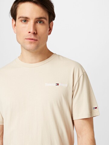 T-Shirt Tommy Jeans en beige