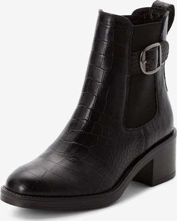 Tamaris Chelsea boots i svart: framsida