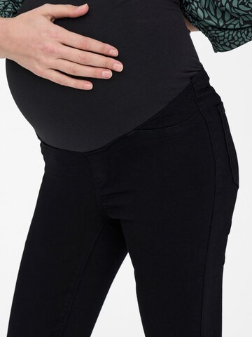 Only Maternity Skinny Jeggings 'Mama ' in Schwarz