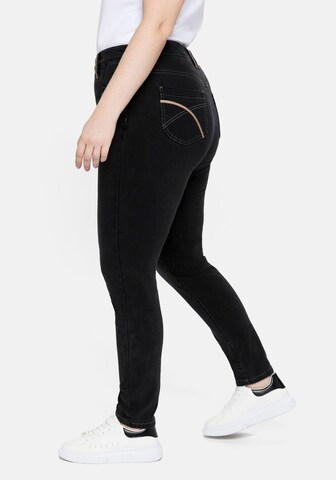 SHEEGO Skinny Fit Дънки в черно