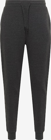 Mo SPORTS Tapered Broek in Grijs: voorkant