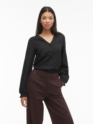 Chemisier 'VIELMA' VILA en noir : devant