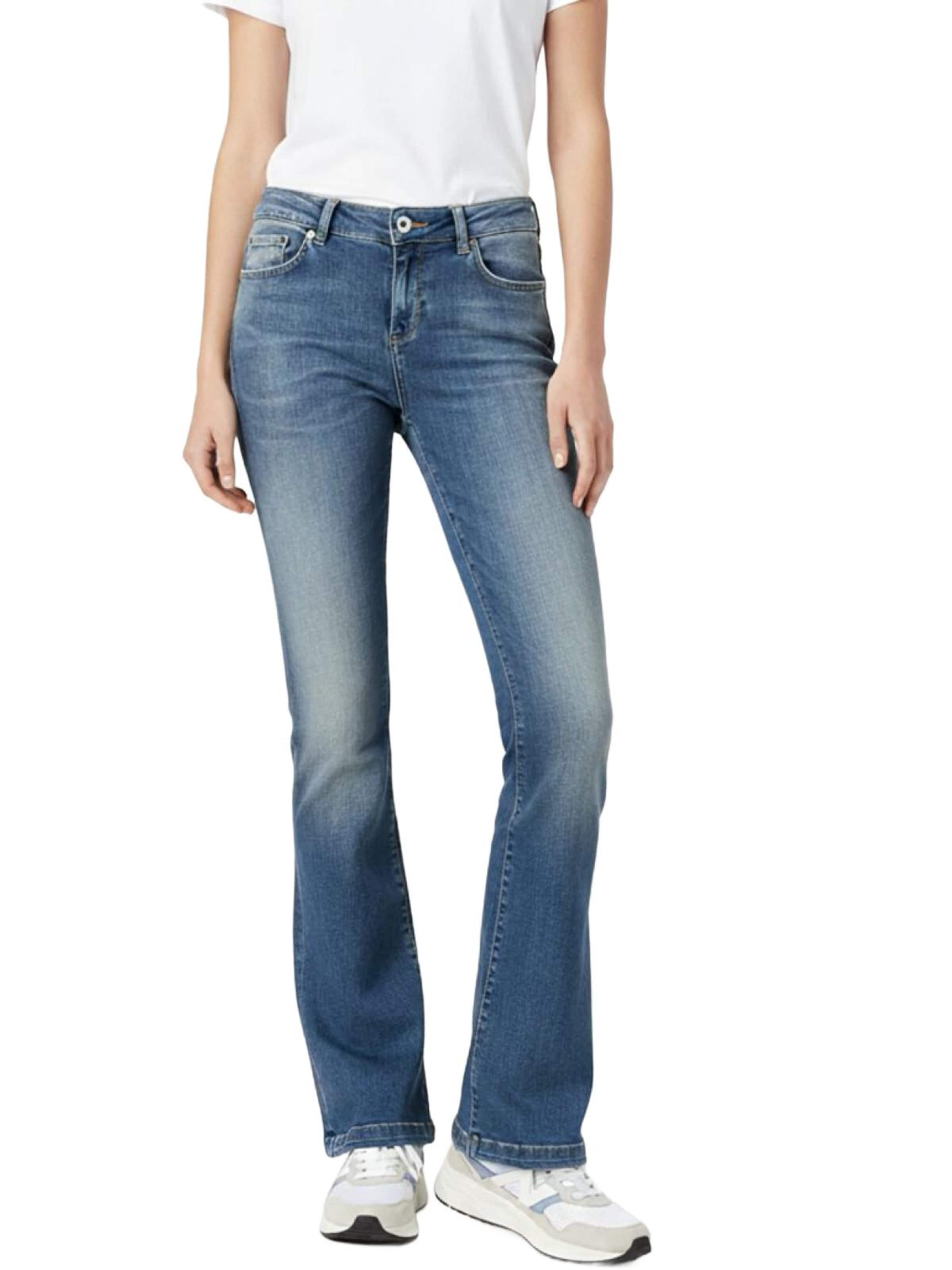 LTB Jeans Bootcut Jeans 'LTB Jeans Fallon High Waist Flare Leg Jeanshose' in Blauw