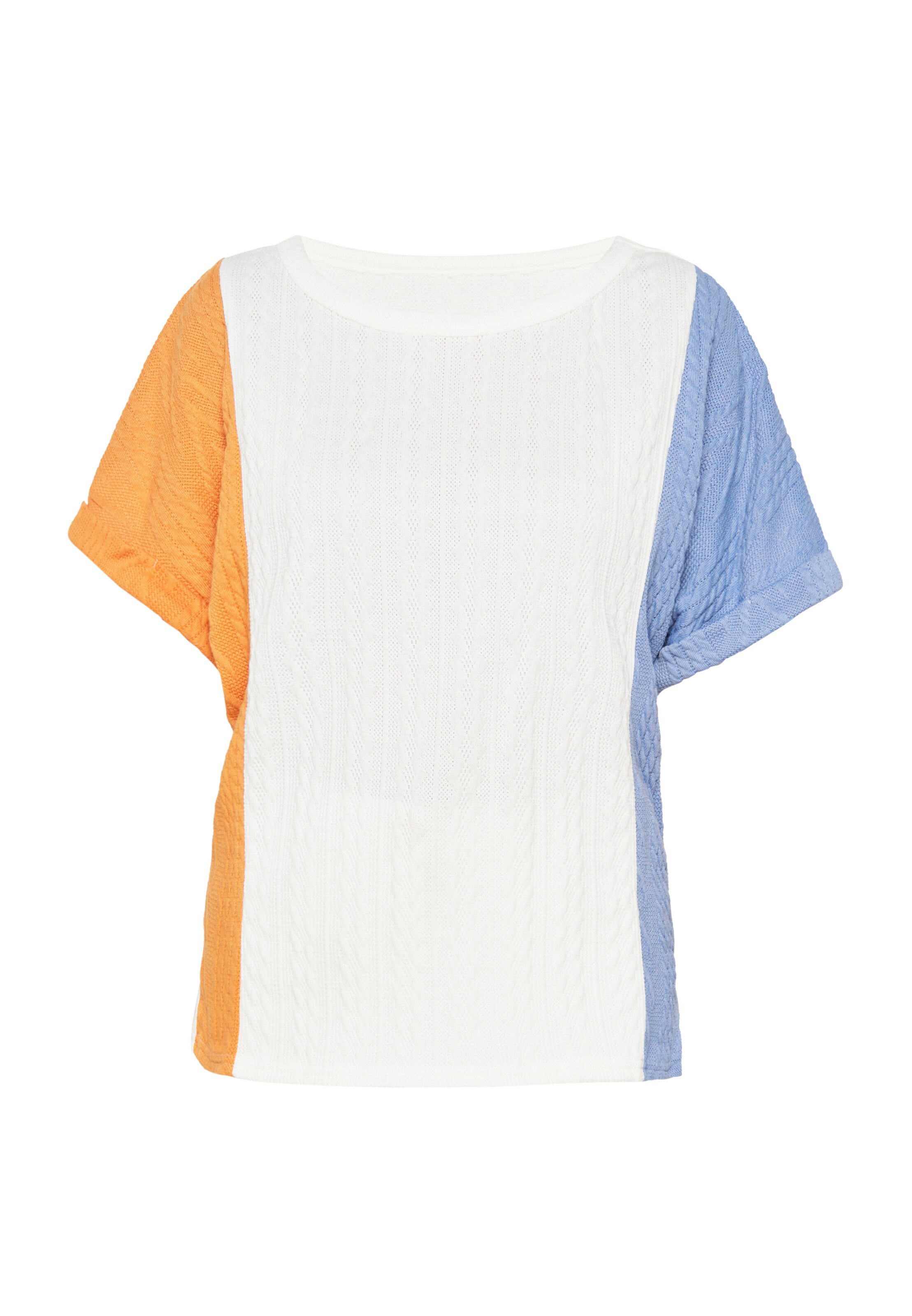 usha BLUE LABEL Shirt in Wit: voorkant