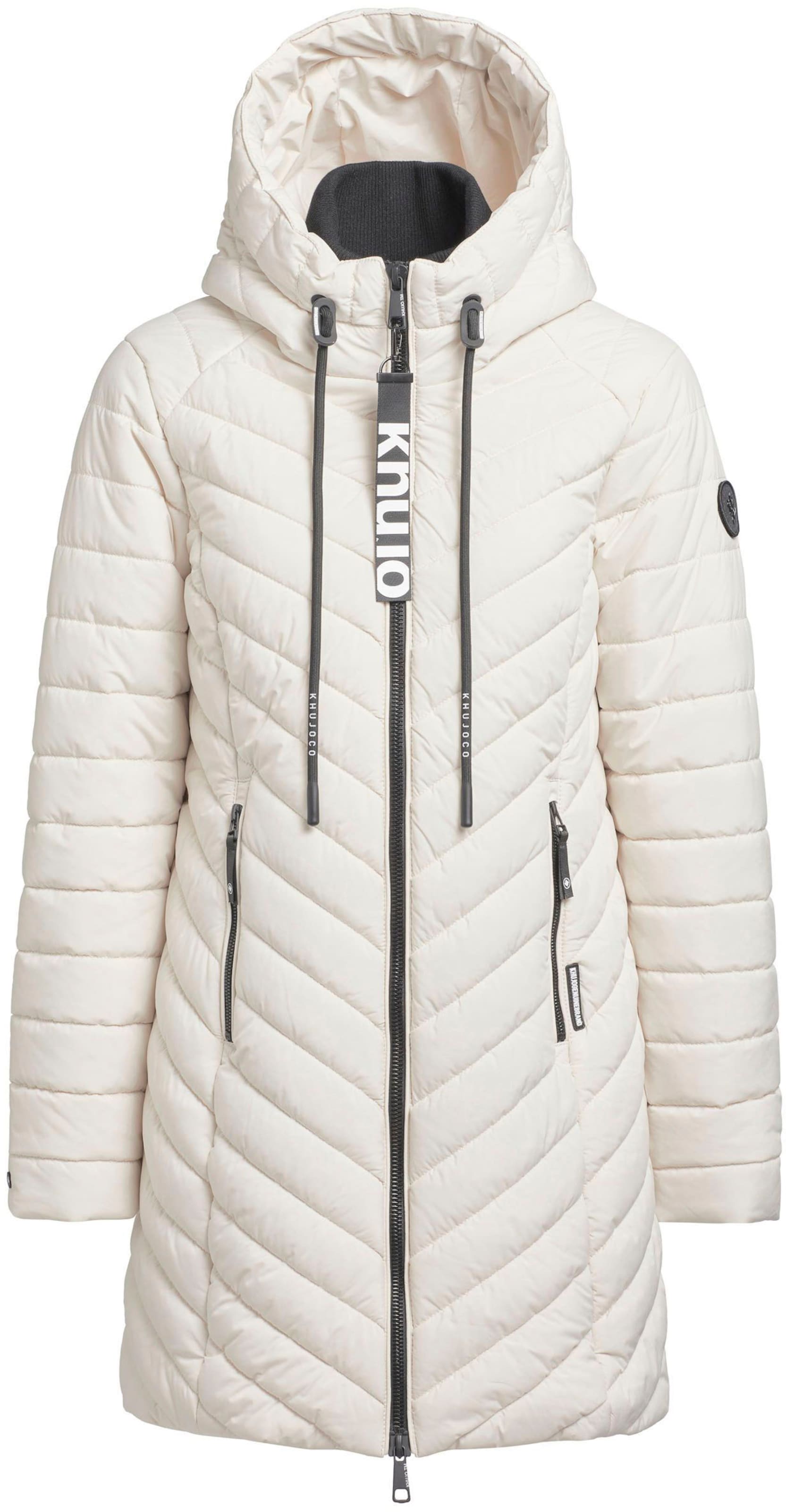 khujo Winter Coat in White: front