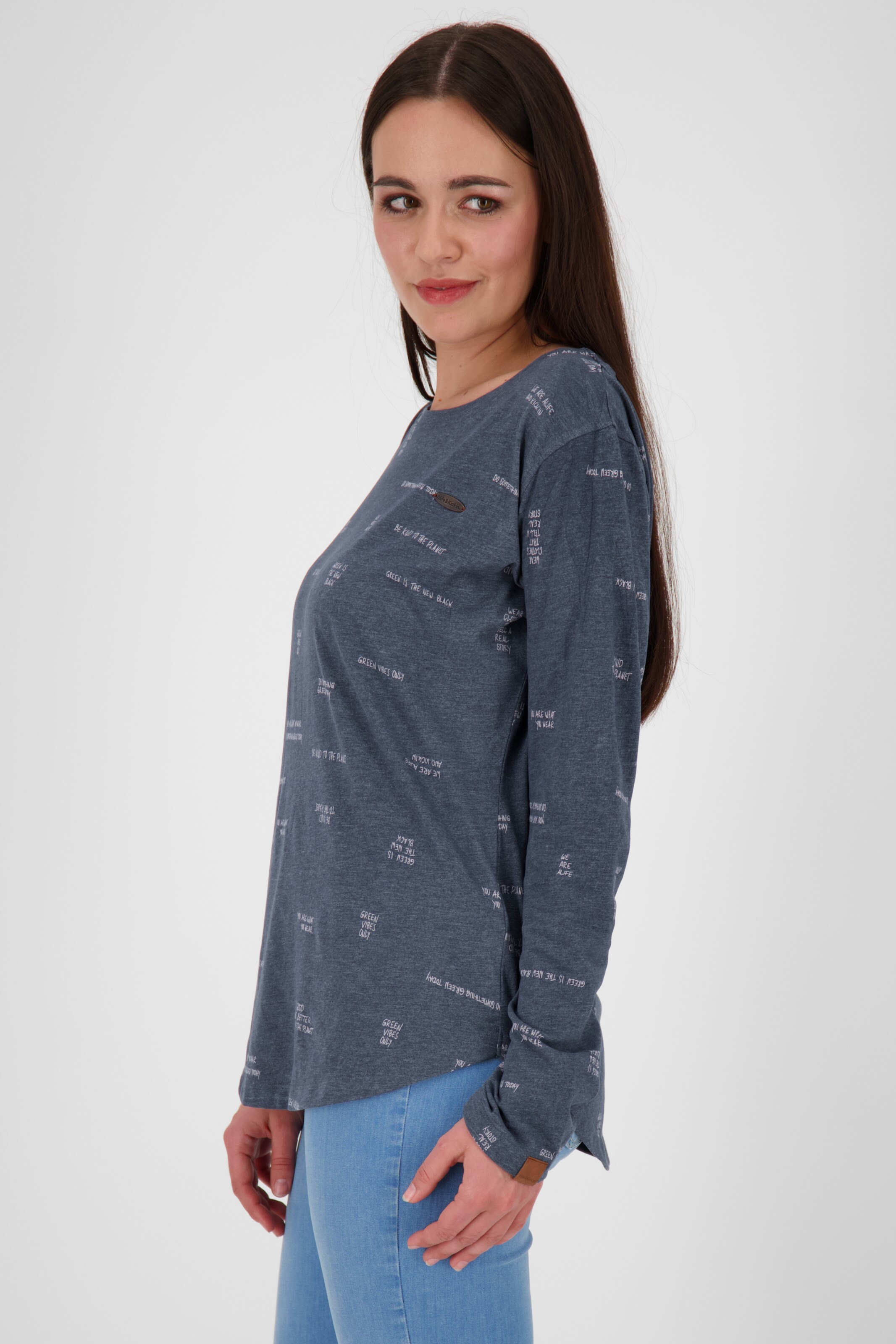 Frauen Shirts & Tops Alife and Kickin Shirt 'LeaAK ' in Blau - FH30926