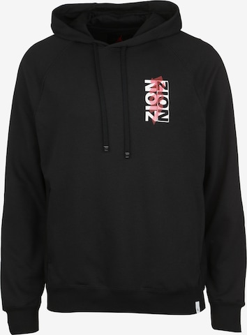 Sweat-shirt 'Zion' Jordan en noir : devant