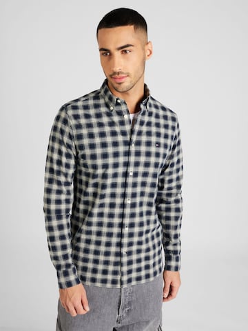 Coupe regular Chemise TOMMY HILFIGER en bleu : devant