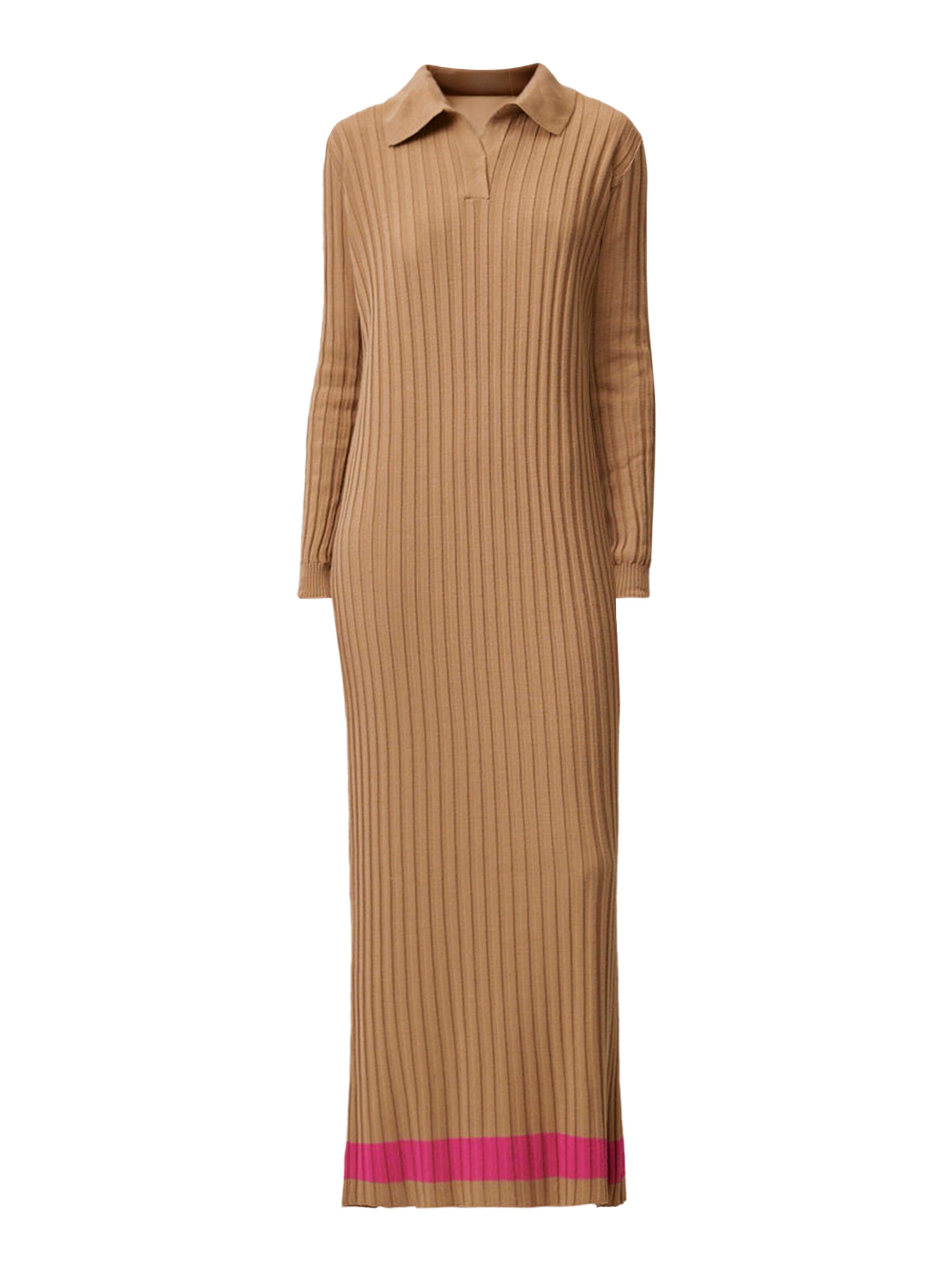 Touche Prive Knit dress in Camel / Pink, Item view