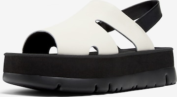 CAMPER Sandalen met riem in Wit: voorkant