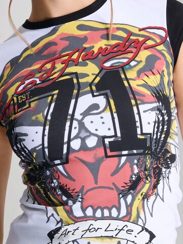 Ed Hardy Футболка 'Roaring Tiger' в Черный