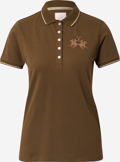 La Martina Shirt in Honey / Olive / White, Item view
