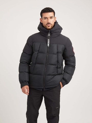 Veste d’hiver 'Luna' JACK1T en noir : devant