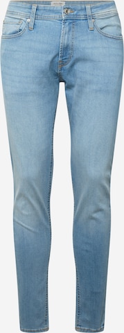 Coupe slim Jean 'PETE ORIGINAL' JACK & JONES en bleu : devant