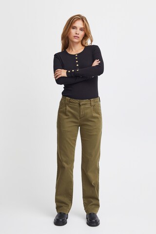 PULZ Jeans Regular Hose 'Rosita' in Grün