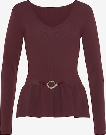 LASCANAPulover - ljubičasta boja: prednji dio