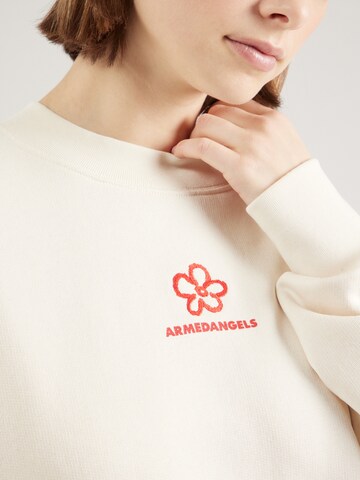 ARMEDANGELS Mikina 'ALIZAA' – bílá