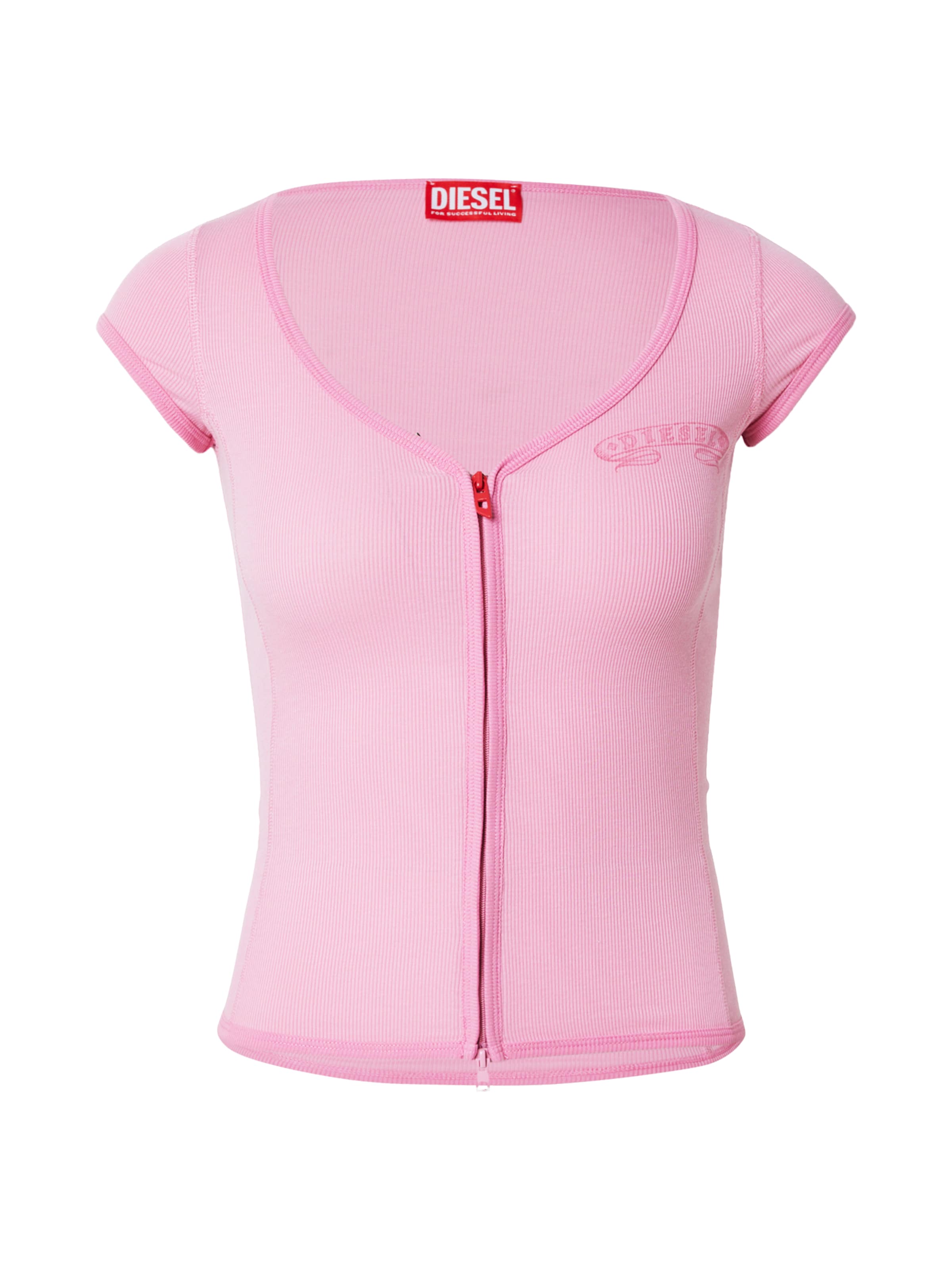 DIESEL Shirt 'T-RIBI' in Pink: front