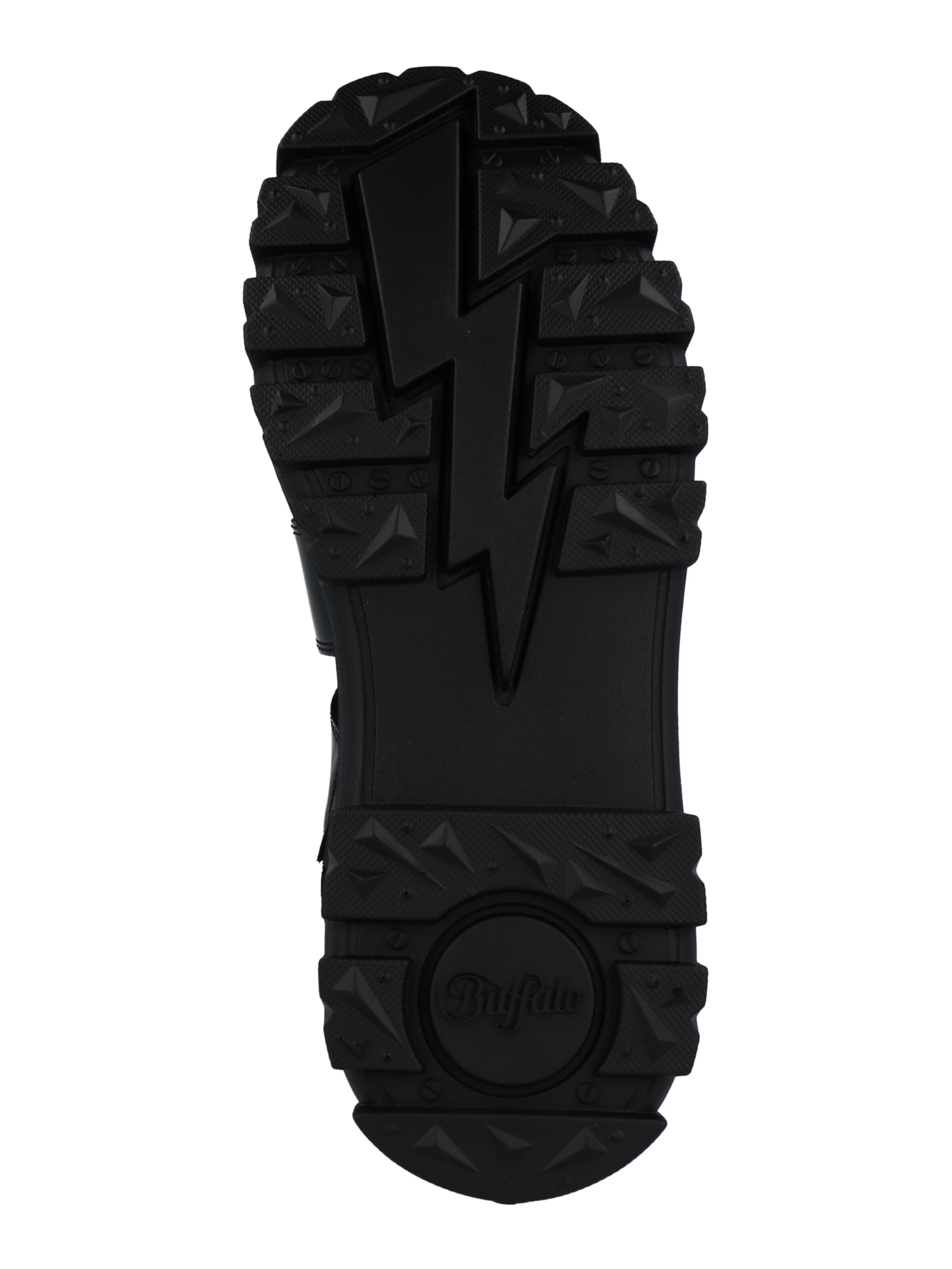 BUFFALO Remmisandaalit 'ASPHA GLD' värissä musta