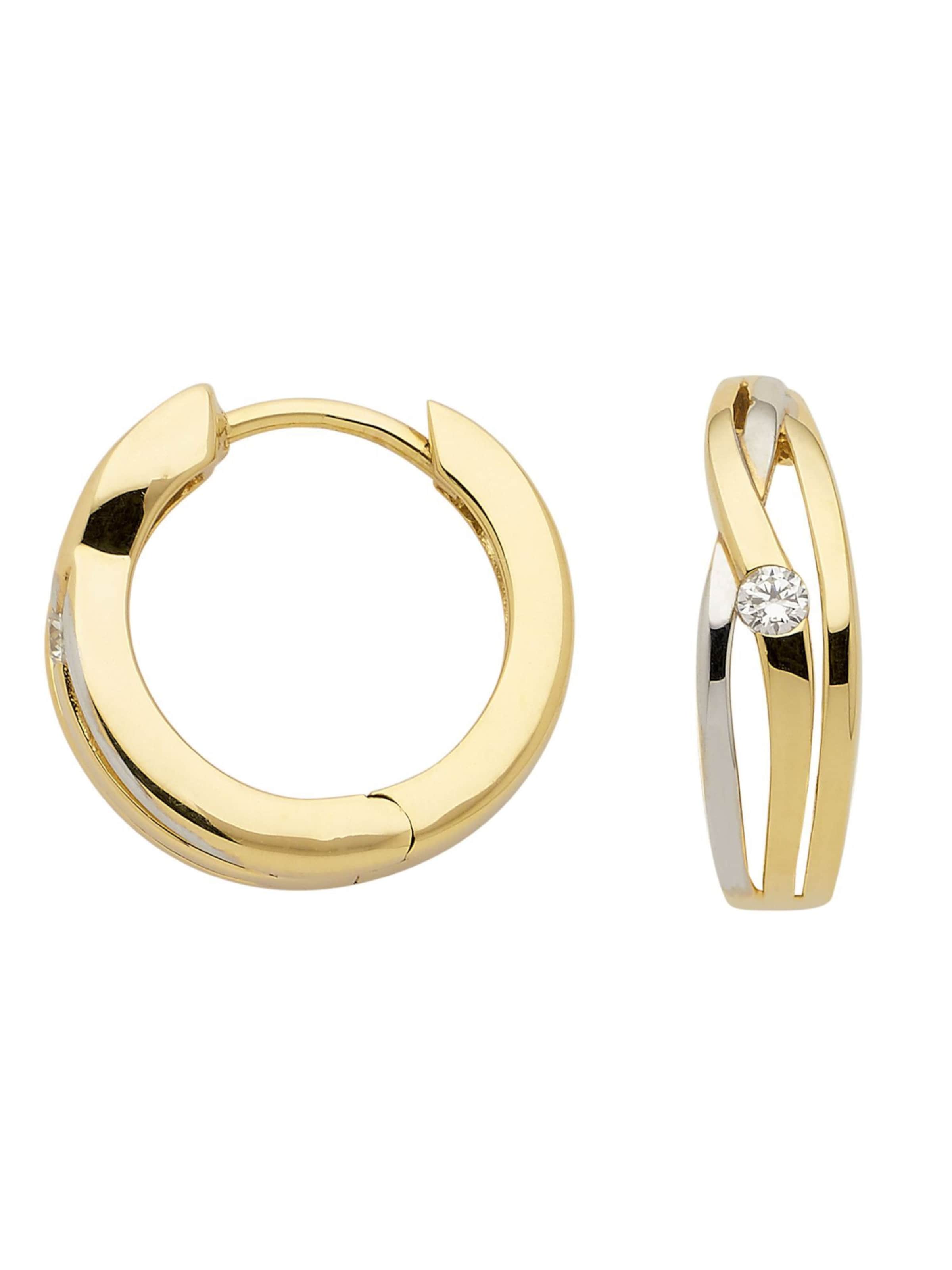 Adelia´s Ohrringe in Gold: Vorderseite