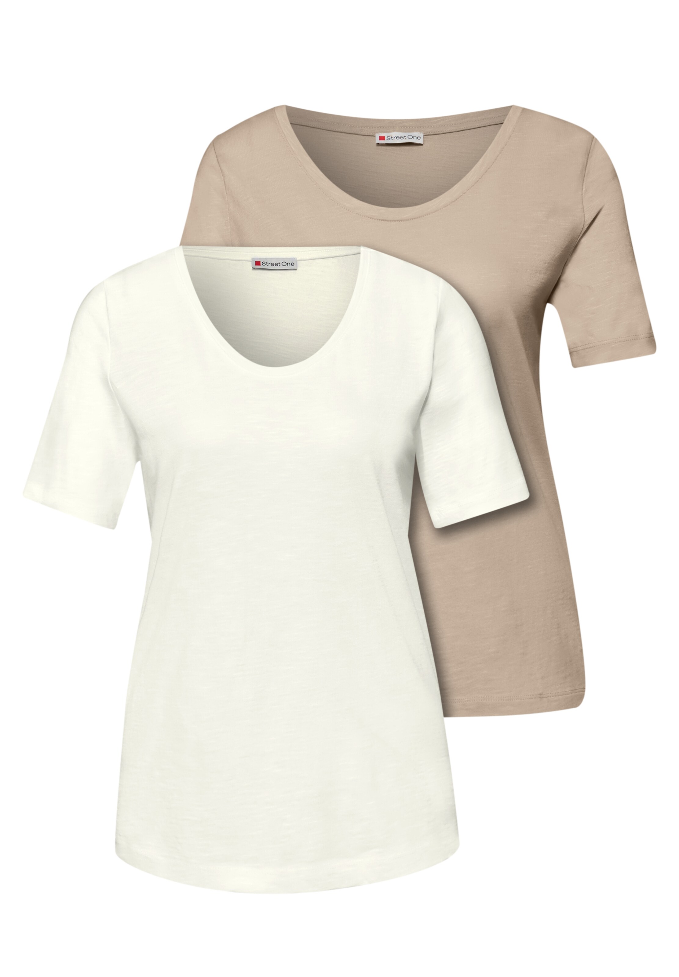 STREET ONE Shirt in Brown: front