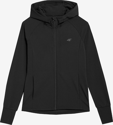 4F Sportief sweatshirt in Zwart: voorkant