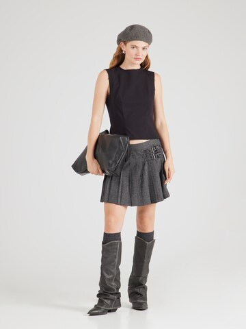 WEEKDAY Top in Zwart