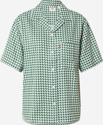 LEVI'S ® Pusero 'Alfie Shirt' värissä vihreä: edessä