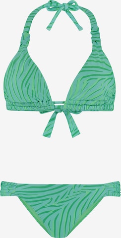 The Sunshine BrandTrokutasti Bikini 'Bibi' - zelena boja: prednji dio