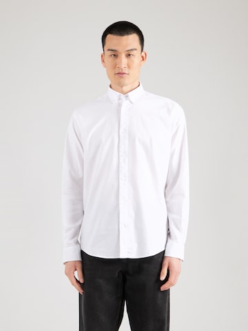 Matinique Regular fit Button Up Shirt 'Jude' in White: front