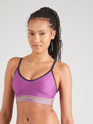 UNDER ARMOUR Bustier Sports-BH 'Infinity' i lilla: forside