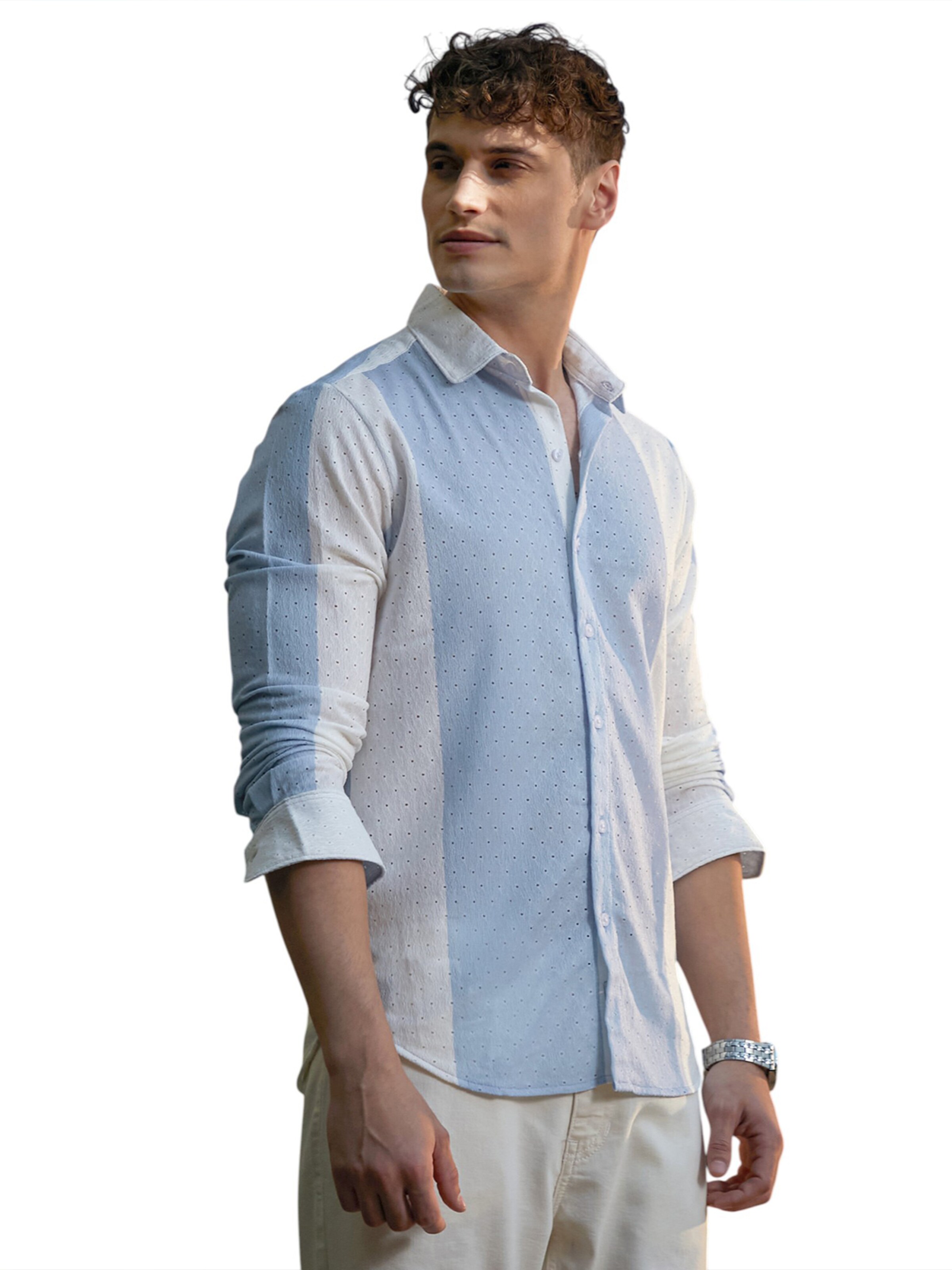 Regular fit Camicia 'Lorelai' di Campus Sutra in blu