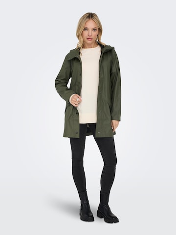 Manteau mi-saison 'Elisa' ONLY en vert