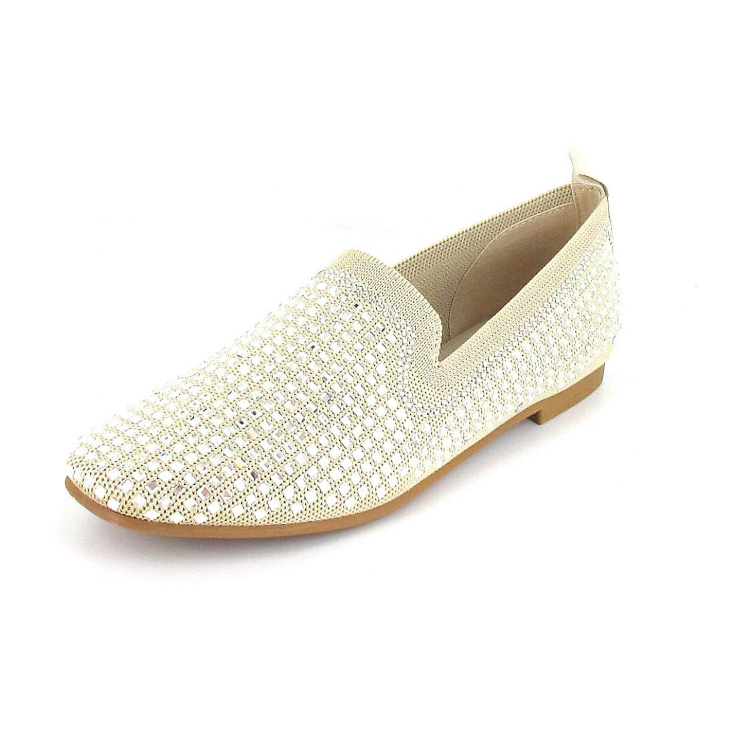 LA STRADA Classic Flats in Beige: front